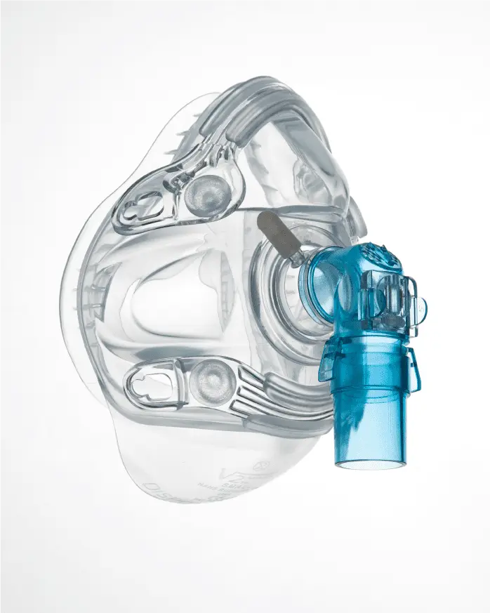A CO2 vented face mask and anti asphyxia valve