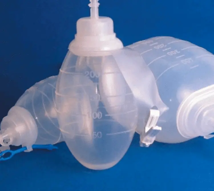 Image of 3 drentech silicone reservoirs by Armstrong Medical
